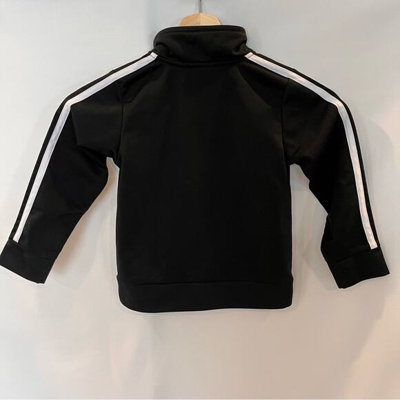 adidas Superstar Track Jacket Black White Stripe Size 3T Toddler Unisex - Picture 3 of 5